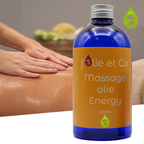 Massageolie Energy 500 ml.